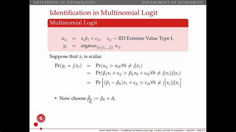 multinomial logit model discrete choice
